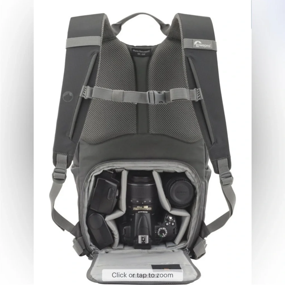 Black Camera Sling Backpack - Compact Photo & Video Carry